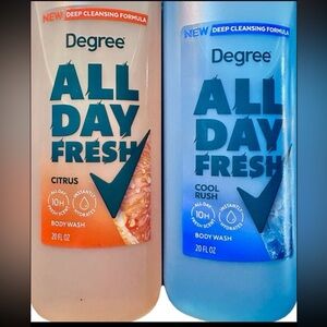 Degree All Day Fresh Body Wash 2-pack (20 fl oz each)